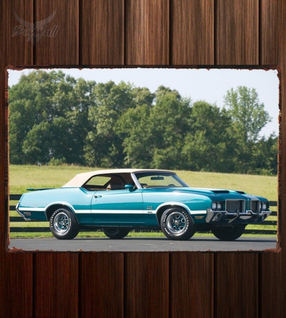 Металлическая табличка Oldsmobile 442 W-30 Convertible 492 Металлическая табличка Oldsmobile 442 W-30 Convertible 492